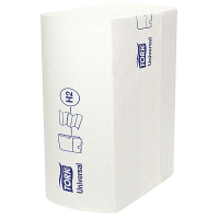 Купить полотенце бумажное листовое 1-сл 250 лист/уп 234х213 мм multifold-сложения tork h2 universal белое sca 1/20 в Москве