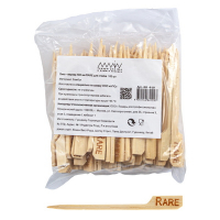 Купить шпажка- маркер для обозначения блюд h90 мм 100 шт/уп rare для стейка бамбук пакет пэ "almin" в Москве