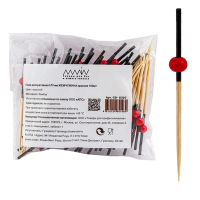 Купить шпажка для канапе h70 мм 100 шт/уп жемчужина красная бамбук "almin" в Москве