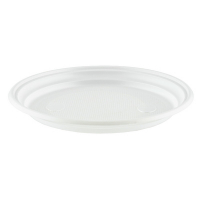 Купить тарелка d205 мм стандарт белая ps "ip" 1/100/1500, 100 шт./упак в Москве