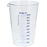 Купить стакан мерный 1000 мл гостированный прозрачный стекло "nn" в Москве