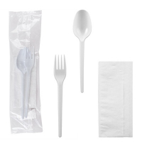 Комплект №3 250 набор ложка столовая, вилка, салфетка БЕЛЫЙ PS "ХОРТА", 250 шт./упак Купить комплект №3 250 набор ложка столовая, вилка, салфетка белый ps "хорта", 250 шт./упак в Москве