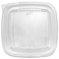 Купить крышка 160х160х14 мм квадратная прозрачная pet "stirolplast", 75 шт./упак в Москве