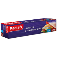 Купить пакет - гриппер (zip-lock) дхш 220х180 мм 15 шт/уп pe (пэ) paclan 1/24 в Москве