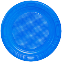 Купить тарелка d205 мм ps синяя ипк 1/100/2000, 100 шт./упак в Москве