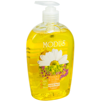 Мыло жидкое 500мл прозрачное РОМАШКА И ЛУГОВЫЕ ТРАВЫ с дозатором АКВАЛОН Купить мыло жидкое 500мл прозрачное ромашка и луговые травы с дозатором аквалон в Москве