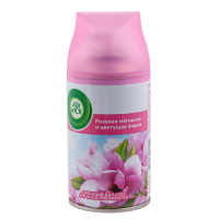 Купить освежитель воздуха автоматический 250 мл аэрозоль магнолия и вишня сменный баллон "air wick" в Москве