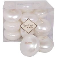 Купить свеча плавающая h20d40 мм 14 шт/уп эконом жемчужная "horizon candles" 1/20, 1 шт. в Москве