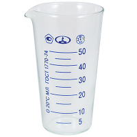Стакан мерный 50 мл гостированный ПРОЗРАЧНЫЙ СТЕКЛО "NN" Купить стакан мерный 50 мл гостированный прозрачный стекло "nn" в Москве