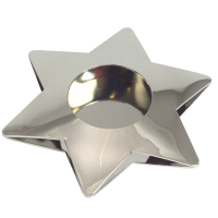 Купить подсвечник d110 мм звезда серебристый papstar 1/6, 1 шт. в Москве