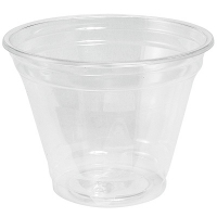 Купить стакан пластиковый d95 мм 200 мл прозрачный pet "stirolplast" 1/50/1000, 50 шт./упак в Москве