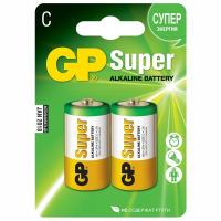 Купить батарейка c 2 шт/уп gp super в блистере 1/10, 1 шт. в Москве
