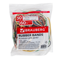 Купить резинка банковская d60 мм 50 г для денег разноцветная "nn" в Москве