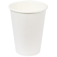 Купить стакан бумажный 250мл d80 мм 1-сл для горячих напитков белый 1/50/1000, 50 шт./упак в Москве