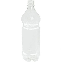 Купить бутылка пластиковая 1000мл с узким горлом без пробки с фигурным дном pet прозрачный 1/60, 60 шт./упак в Москве