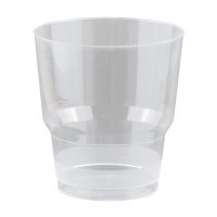 Купить стакан пластиковый d75 мм 200 мл кристалл рокс прозрачный ps "pokrov plast" 1/50/1000, 50 шт./упак в Москве